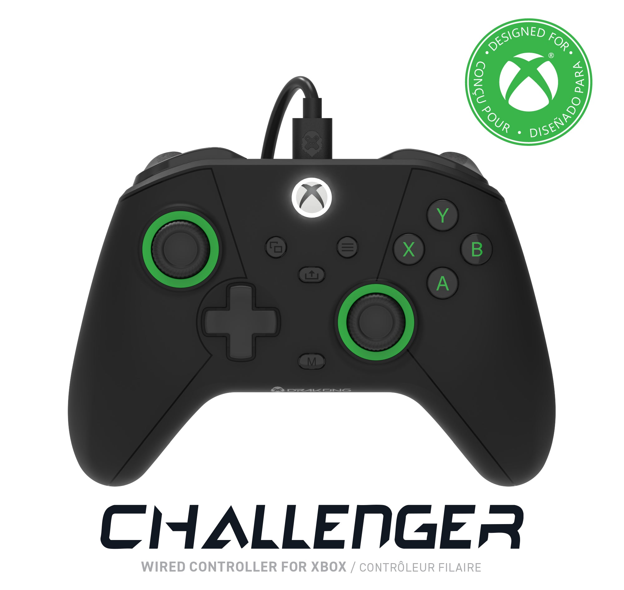 Drakong The Challenger Wired Controller - Black