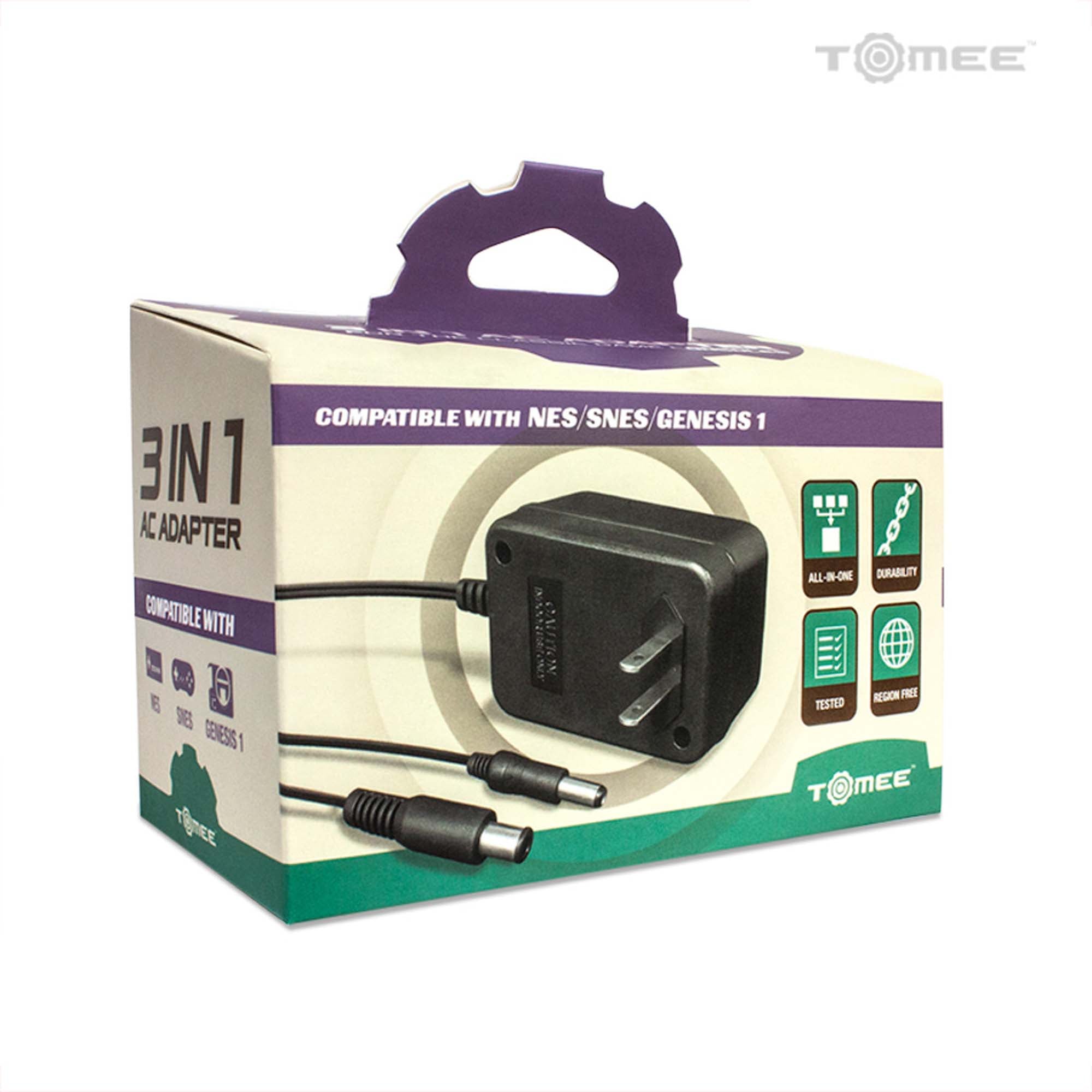 3-in-1 Universal AC Adapter