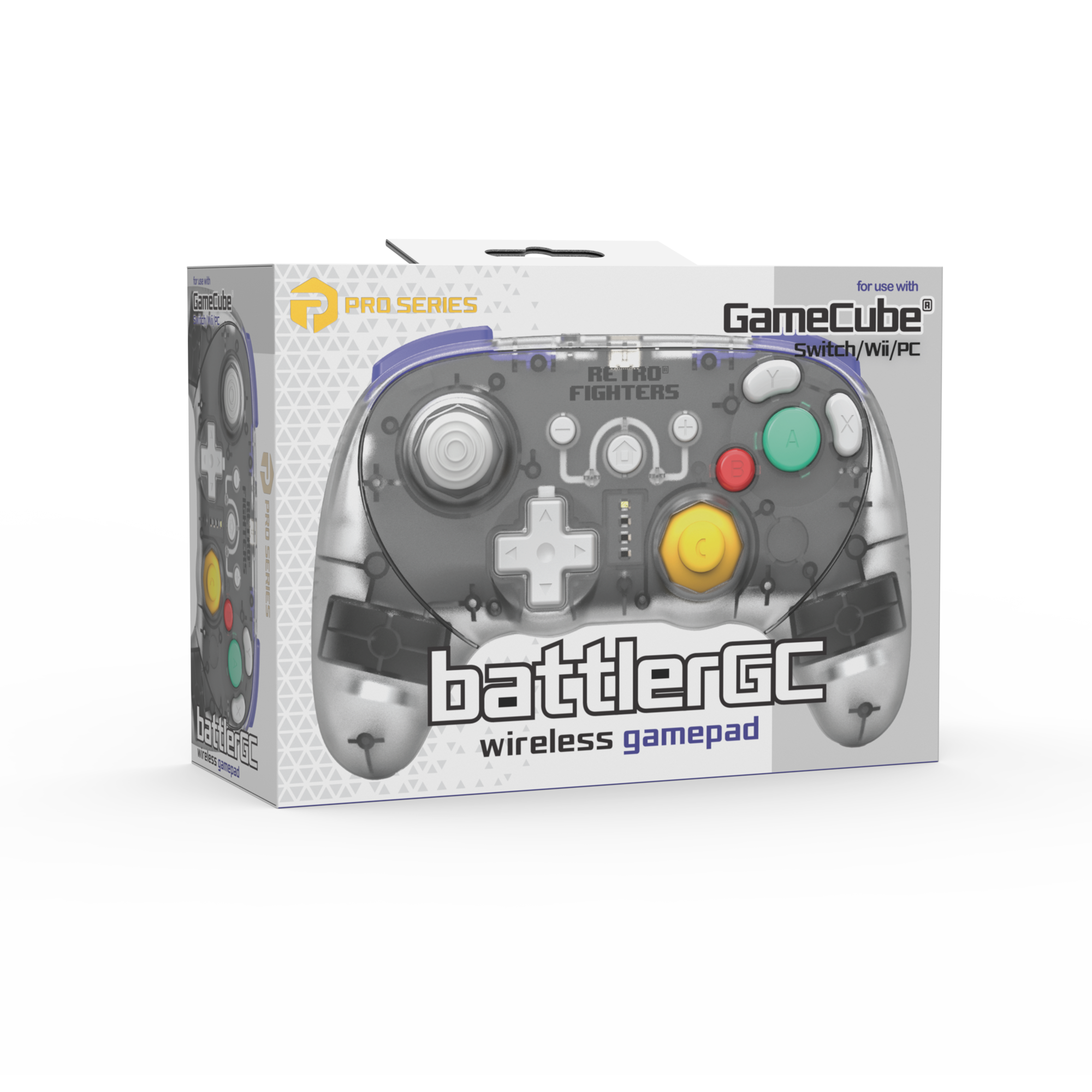 BattlerGC Wireless Pro Series Controller - Glacier