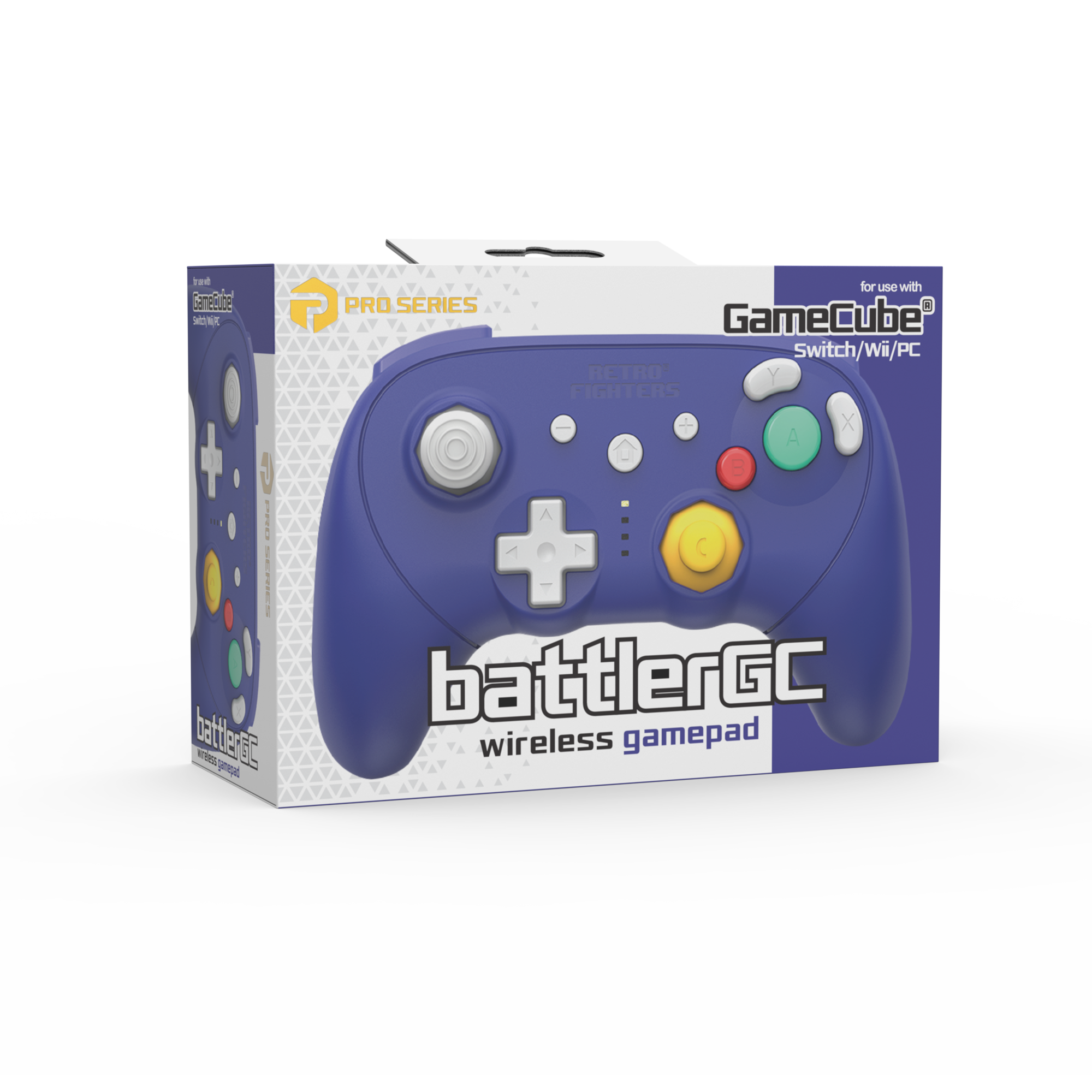 BattlerGC Wireless Pro Series Controller - Purple