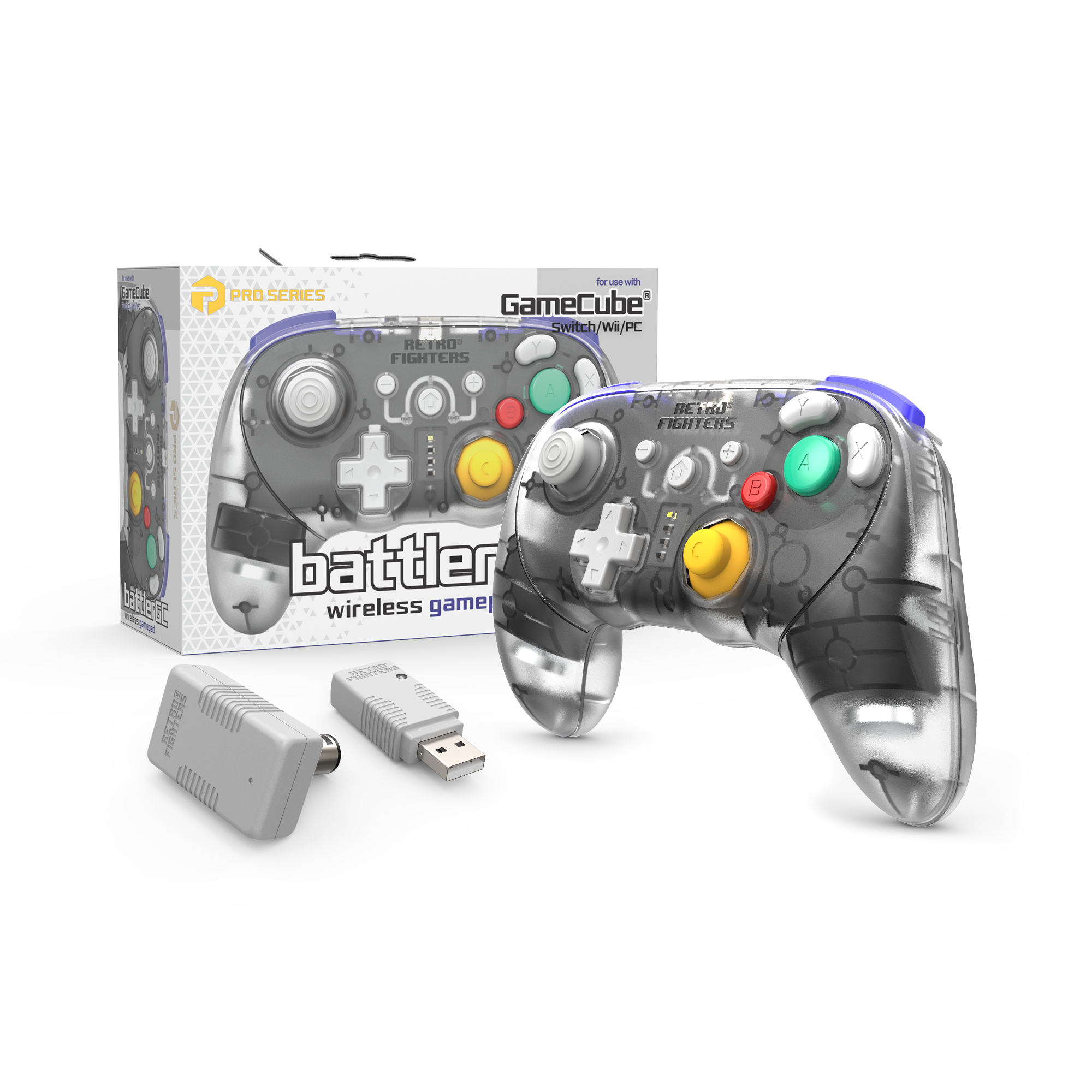 BattlerGC Wireless Pro Series Controller - Glacier