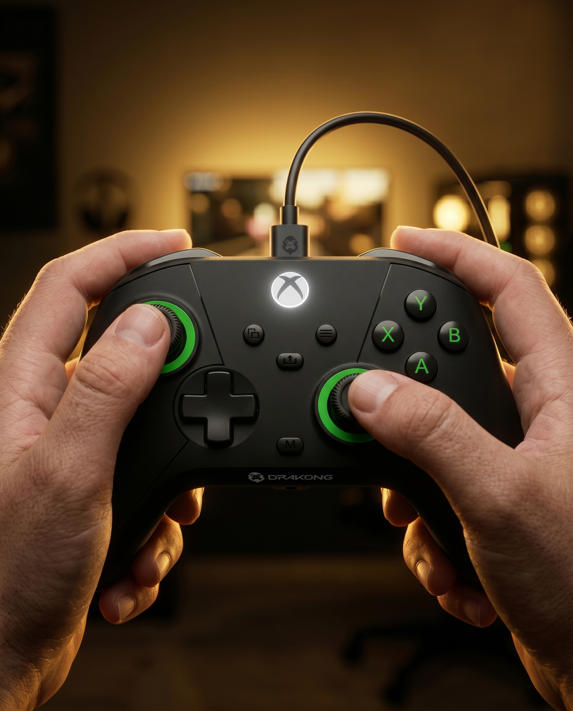 Drakong The Challenger Wired Controller for XBOX Series X|S®/ XBOX One® / Windows 10|11® - Black