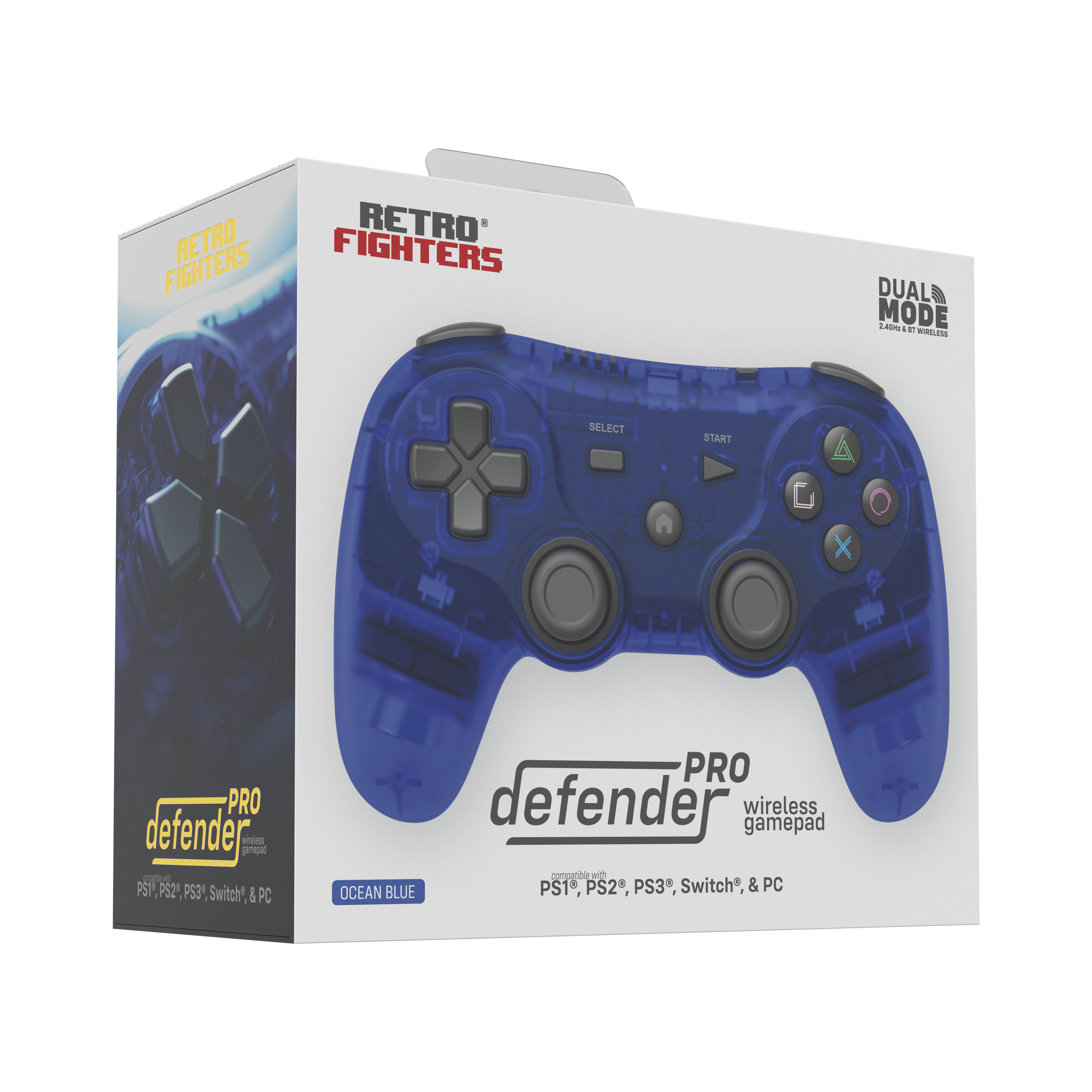 Defender Pro Series Wireless Controller - Blue