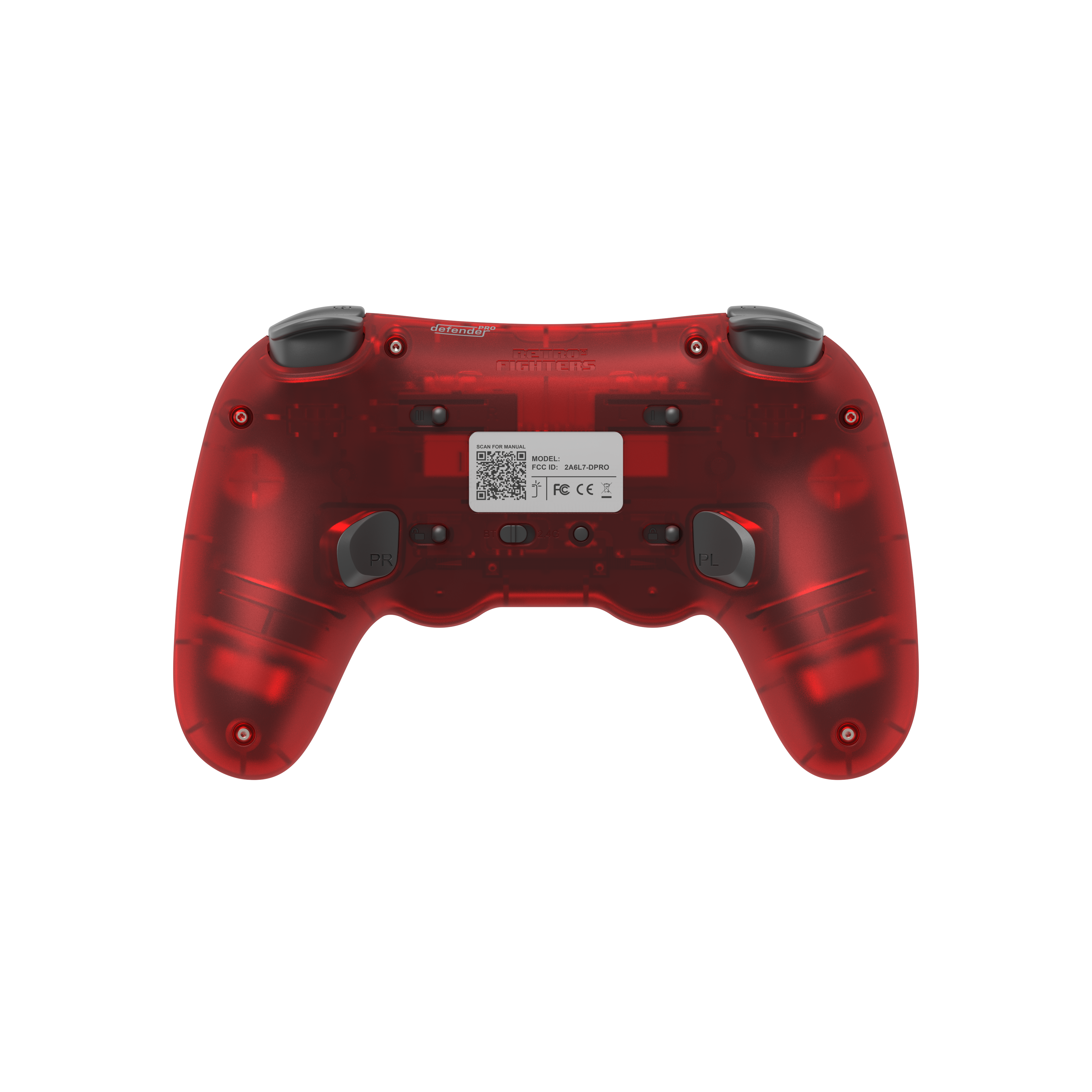 Defender Pro Series Wireless Controller - Red