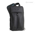 Black backpack with a gaming controller on a white background, featuring the Hyperkin brand.