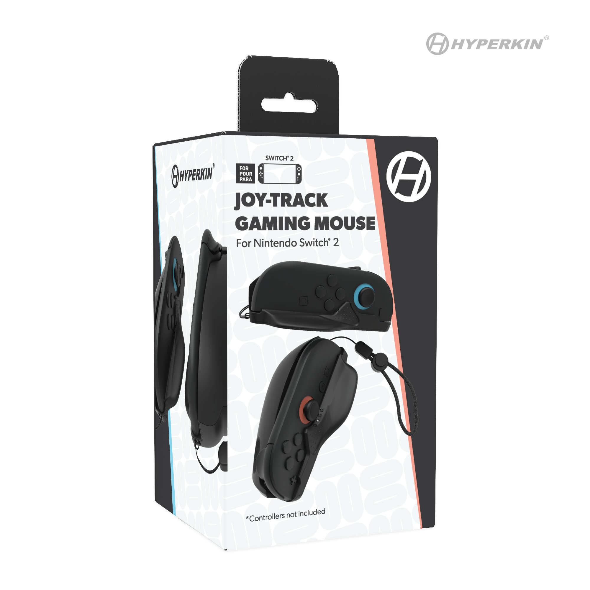 Hyperkin Joy-Track gaming mouse packaging for Nintendo Switch 2 on a white background