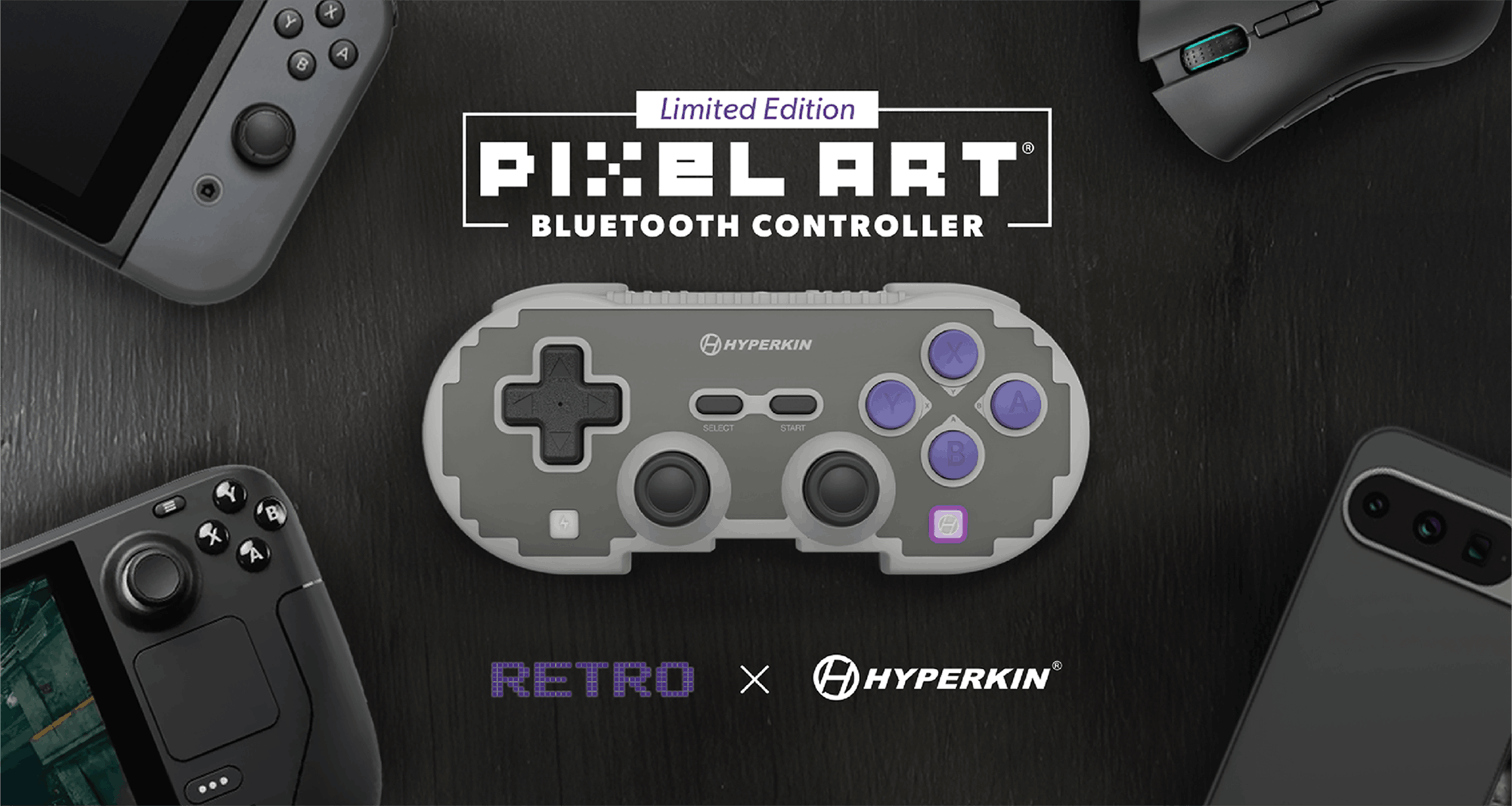 Pixel At Bluetooth Controller Home Banner