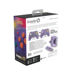 Brawler64 N64 Pro Series Wireless Controller - Atomic Purple