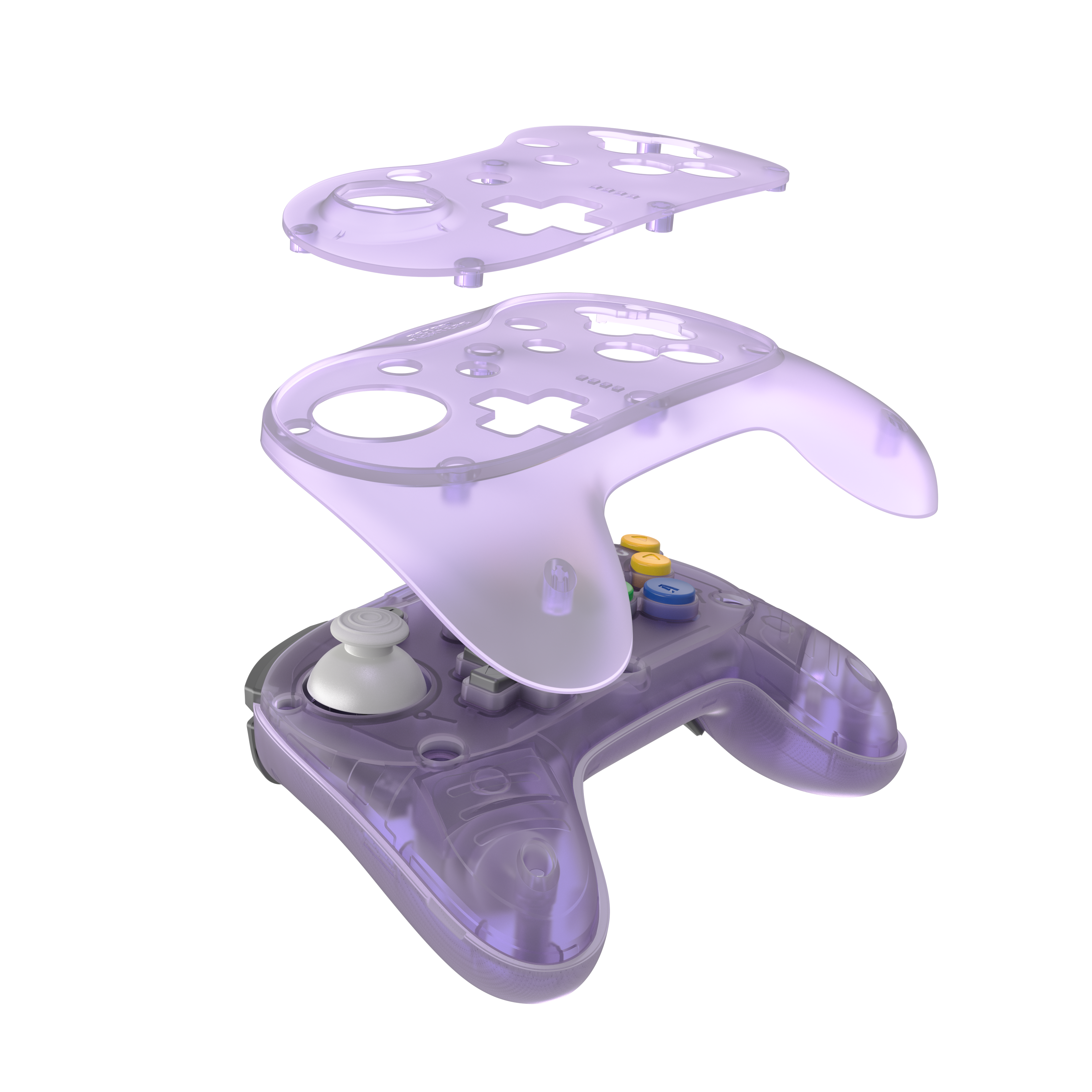 (Contact your Rep) Brawler64 N64 Pro Series Wireless Controller - Atomic Purple