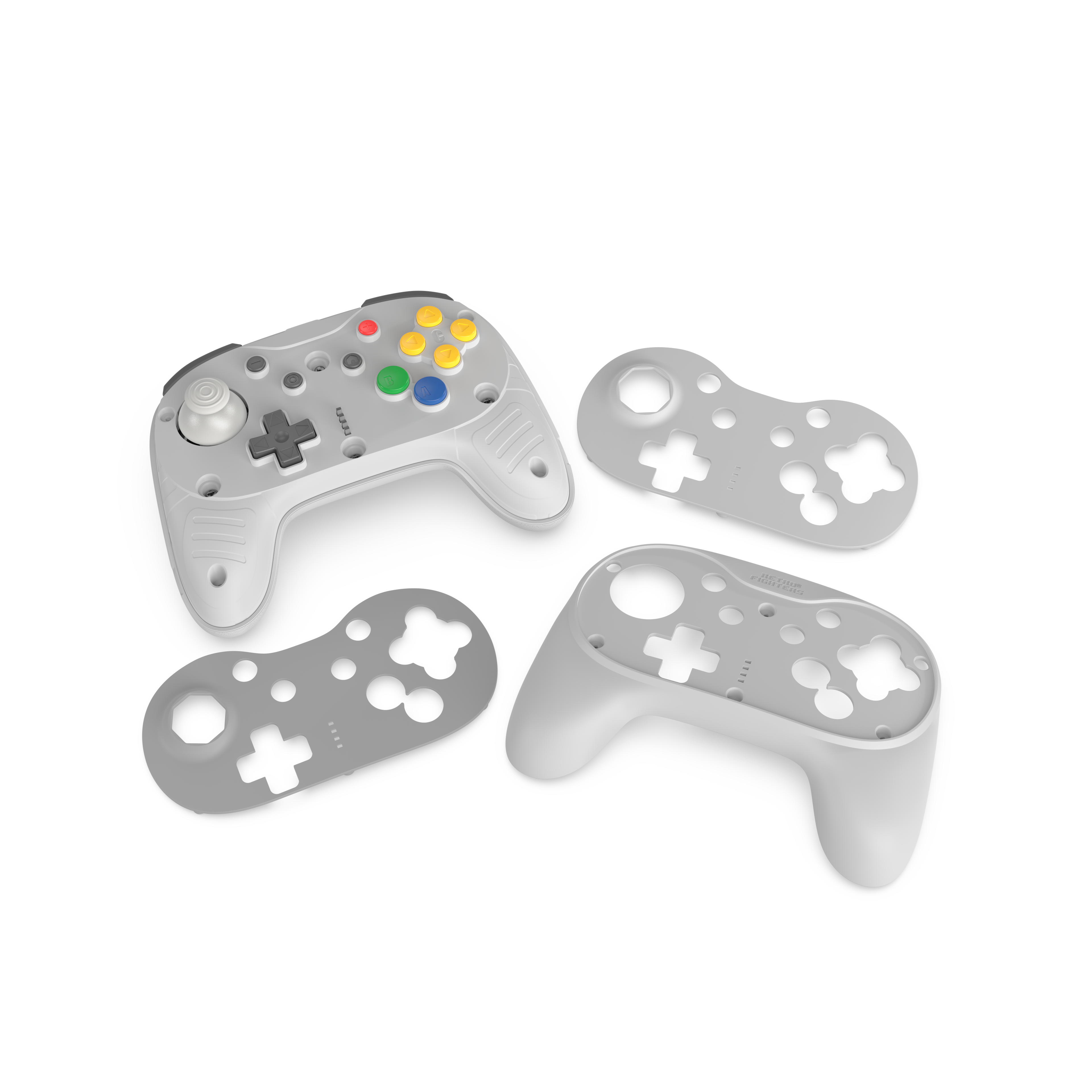 (Contact your Rep) Brawler64 N64 Pro Series Wireless Controller - Gray