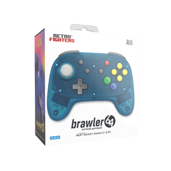 Brawler64 N64 Pro Series Wireless Controller - Ice Blue