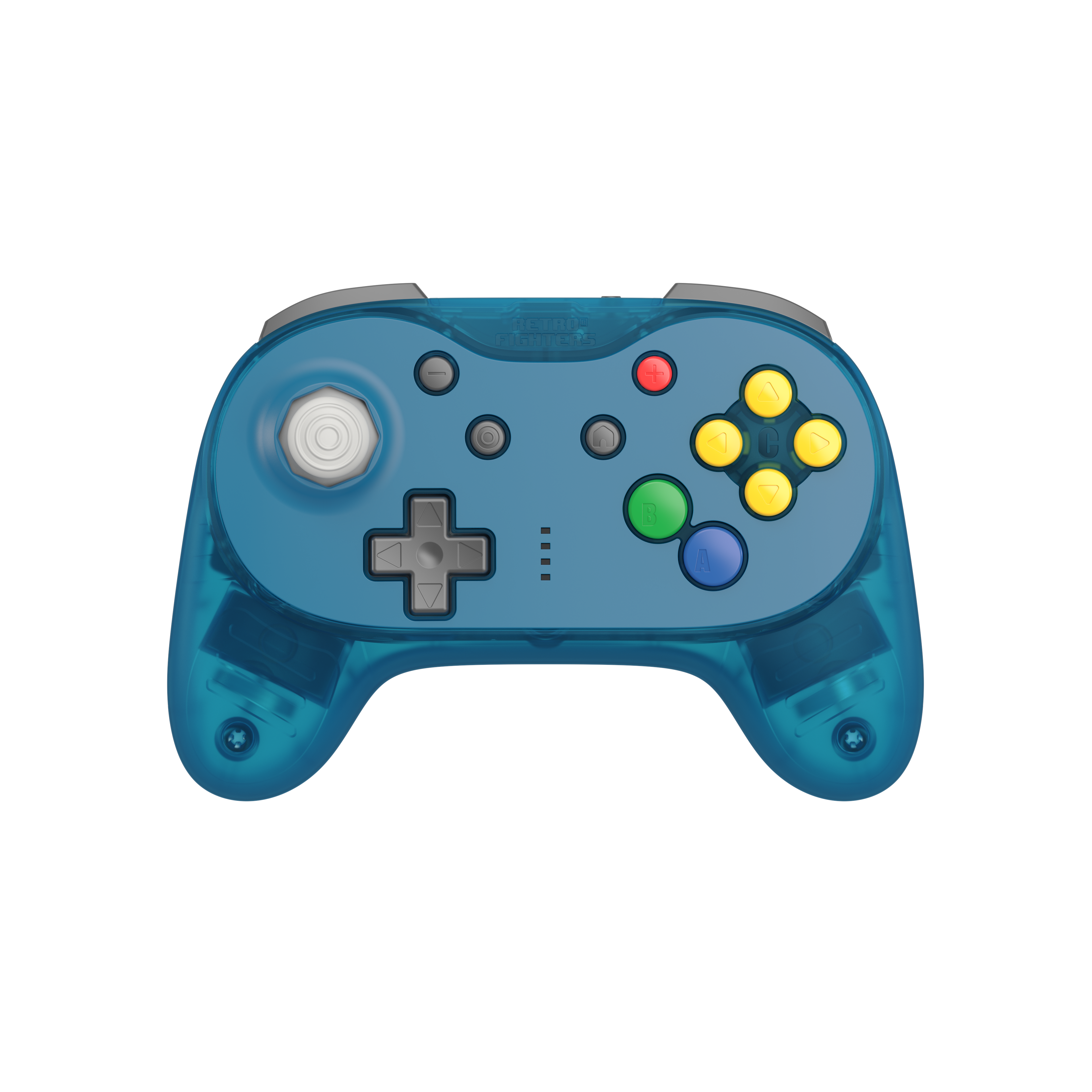 (Contact your Rep) Brawler64 N64 Pro Series Wireless Controller - Ice Blue