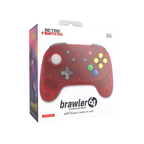 (Contact your Rep) Brawler64 N64 Pro Series Wireless Controller - Watermelon Red