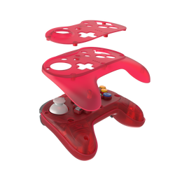 Brawler64 N64 Pro Series Wireless Controller - Watermelon Red