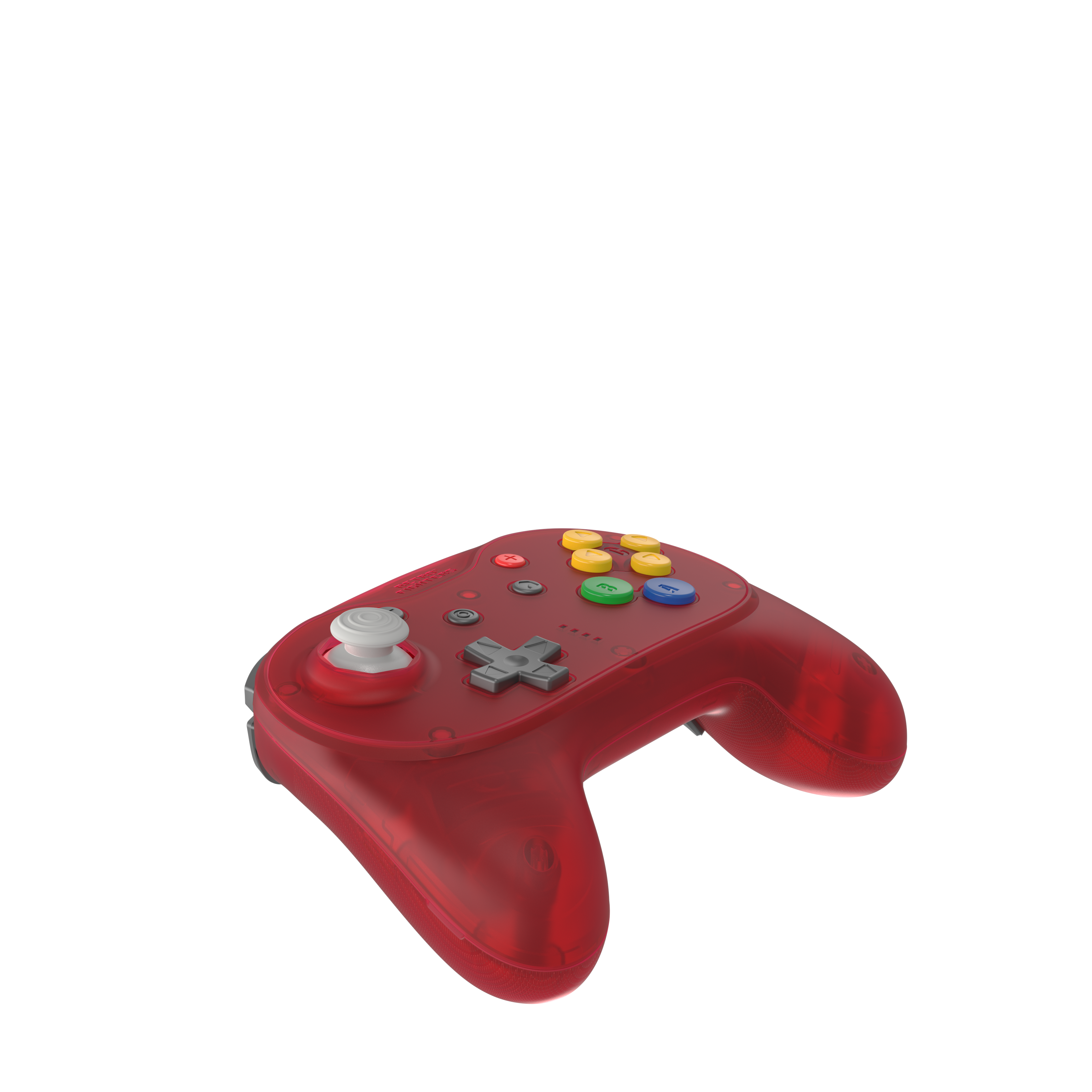 (Contact your Rep) Brawler64 N64 Pro Series Wireless Controller - Watermelon Red