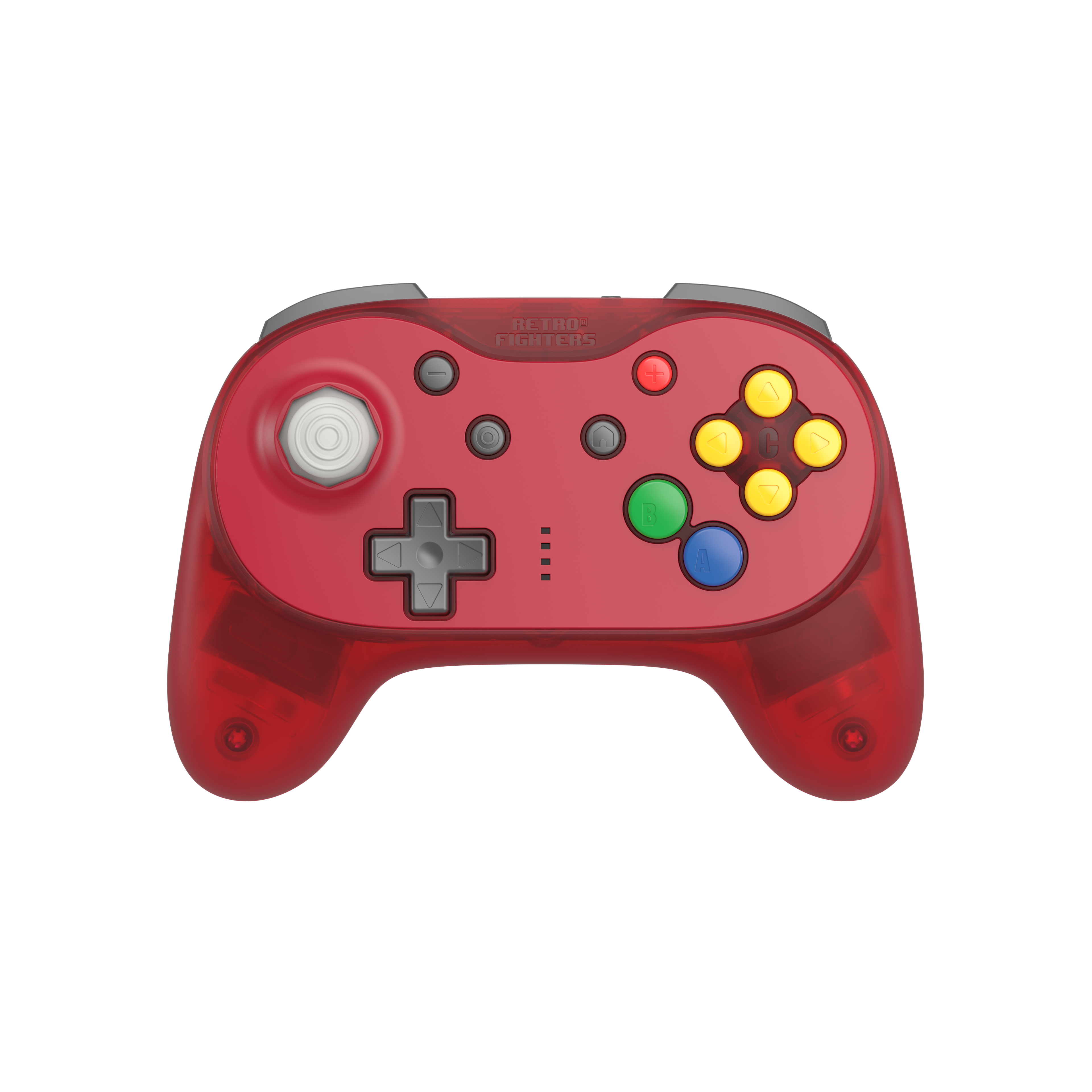 (Contact your Rep) Brawler64 N64 Pro Series Wireless Controller - Watermelon Red