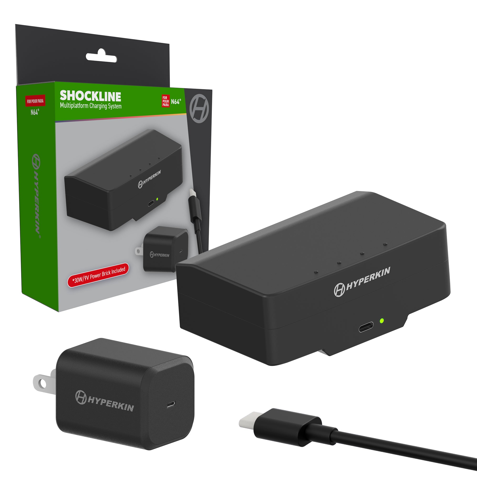 ShockLine Type-C USB Power Supply - 30W/9V