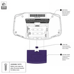Battery Cover - Purple