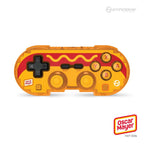 Yellow and red game controller with Oscar Mayer logo on a white background
