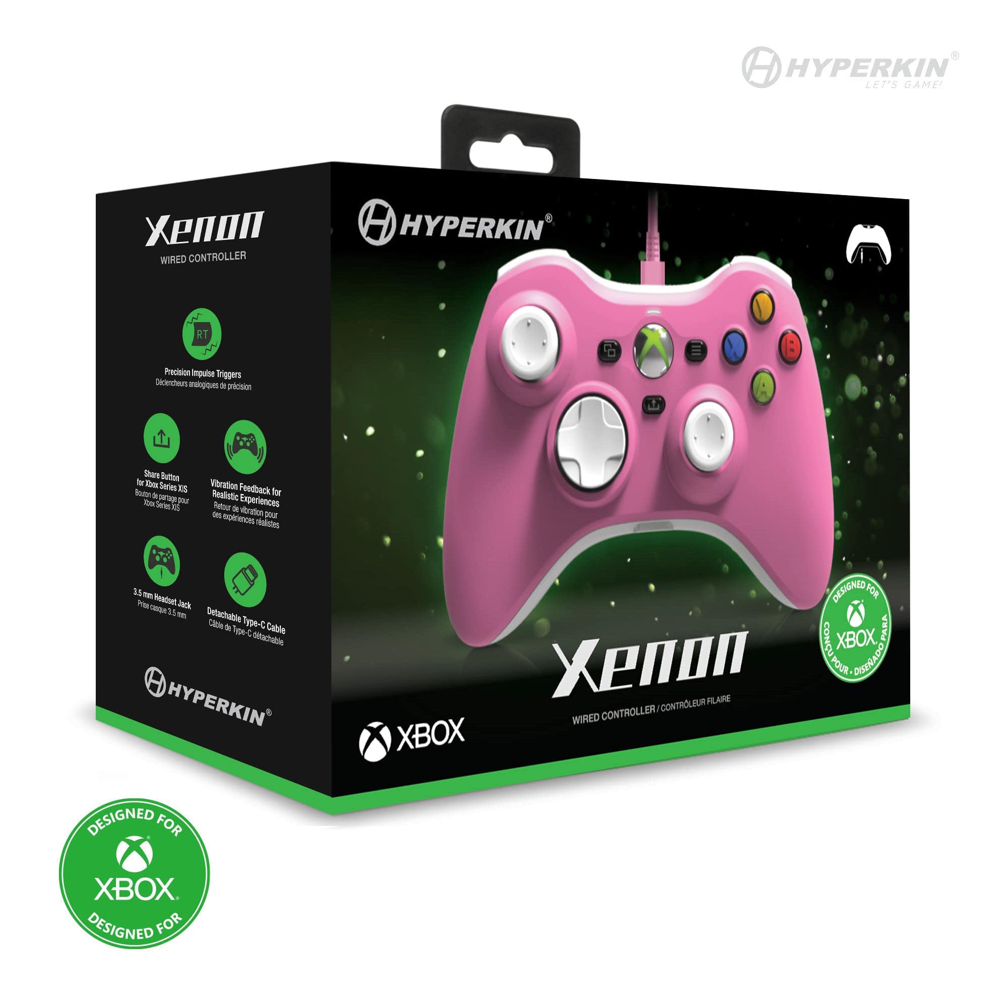 Xenon Wired Controller - Pink