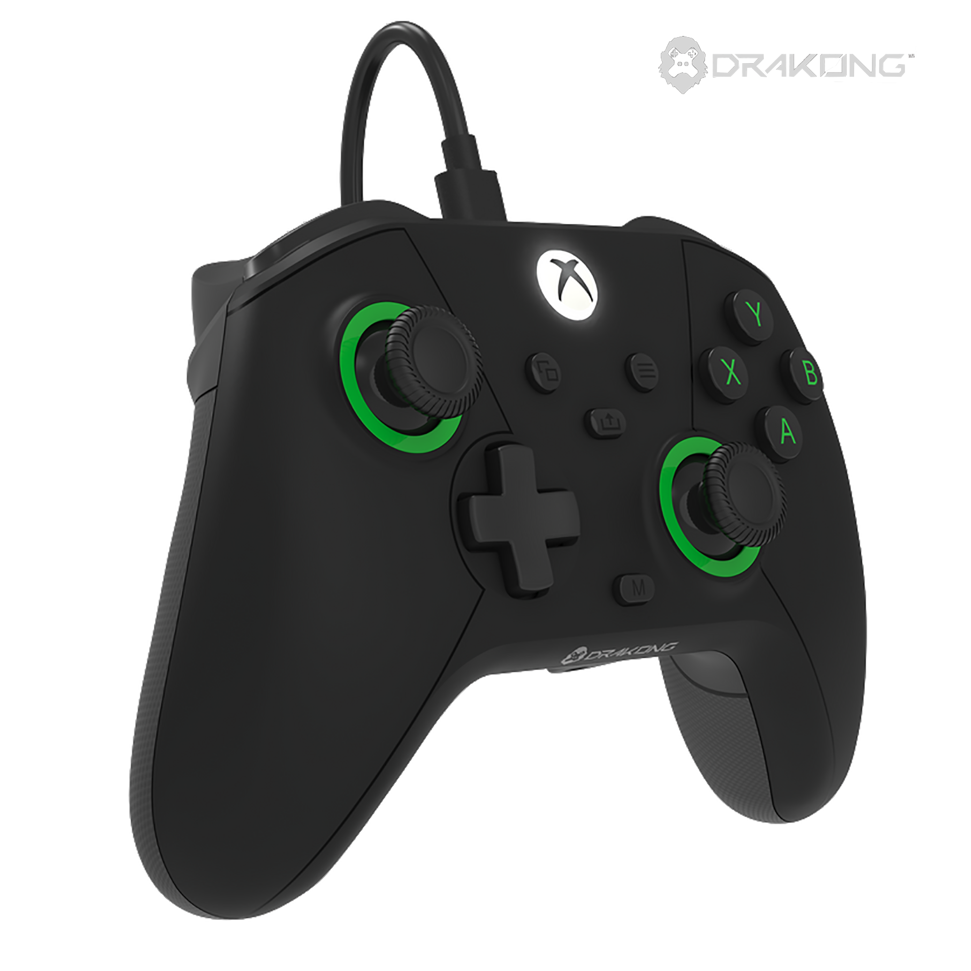 Drakong The Challenger Wired Controller for XBOX Series X|S®/ XBOX One® / Windows 10|11® - Black