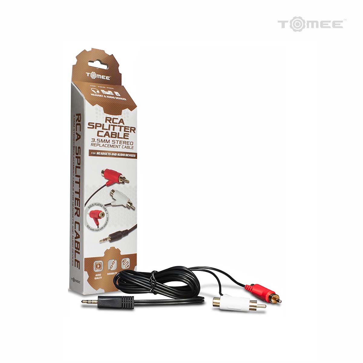 3.5mm RCA Stereo Splitter Cable