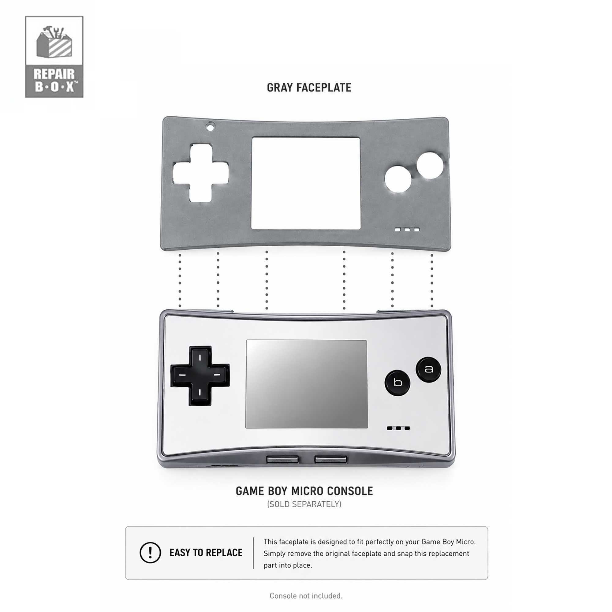 Faceplate - Gray