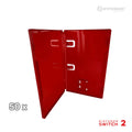 Red case for Nintendo Switch 2 with Hyperkin branding on a white background