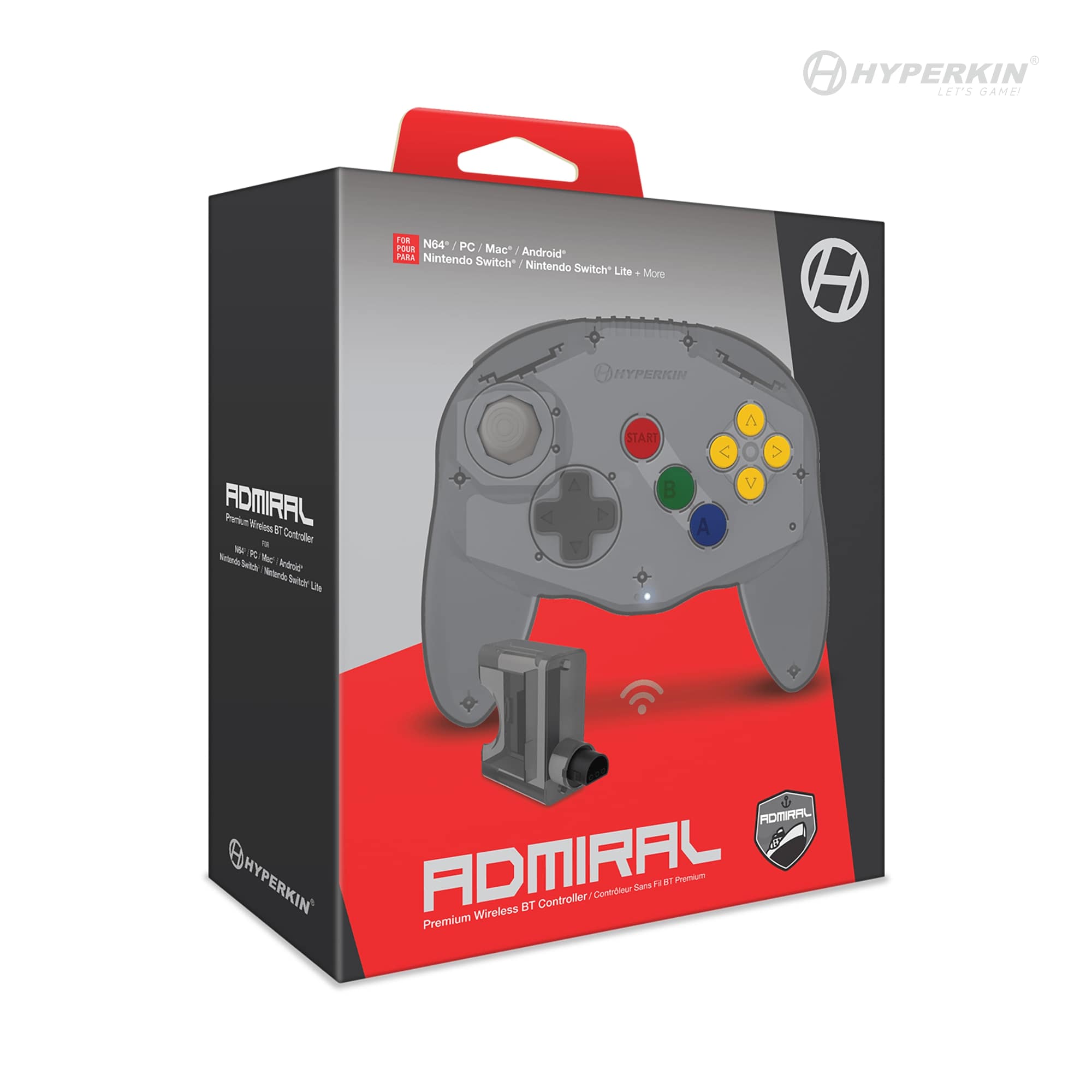 Admiral Premium BT Controller - Space Black