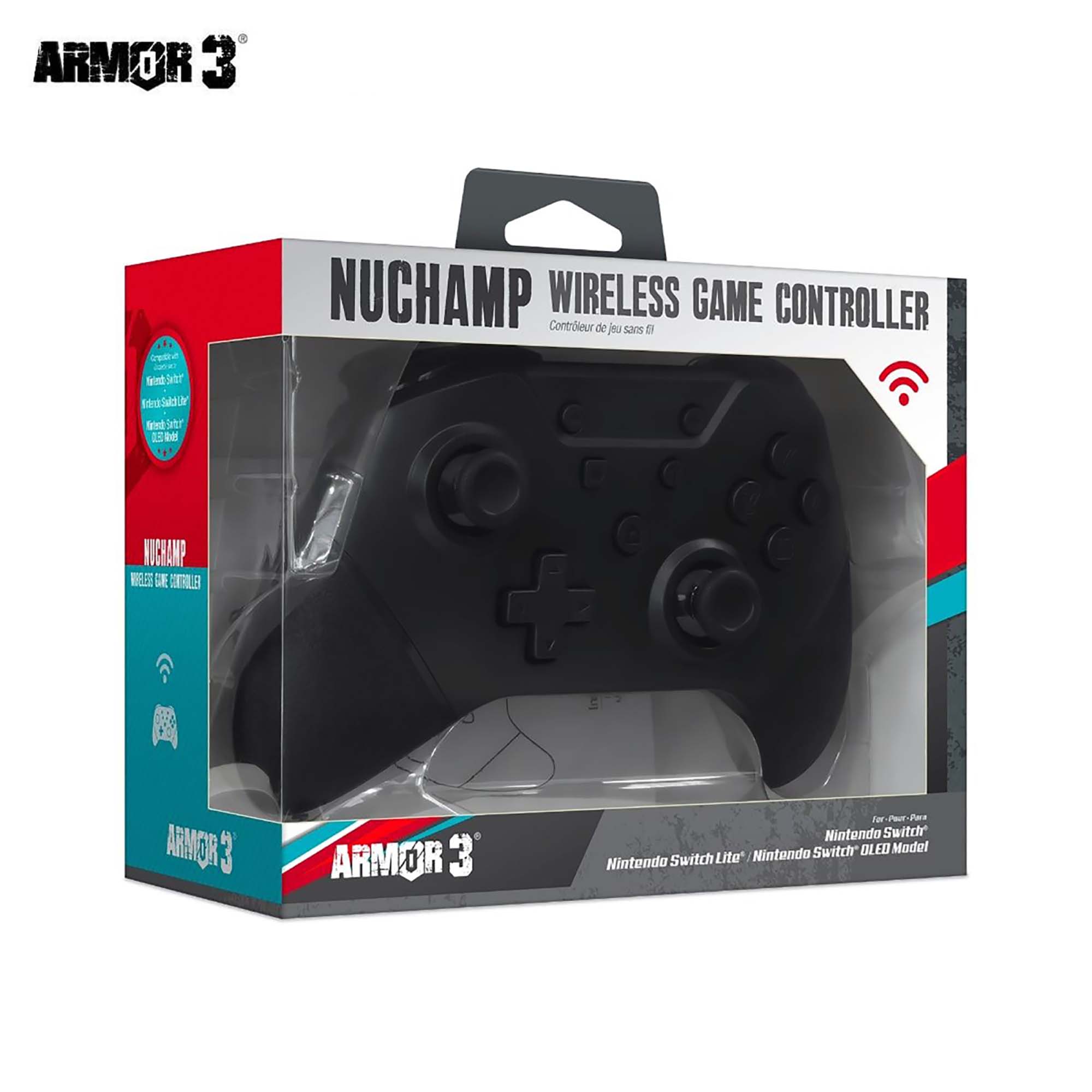 NuChamp Wireless Game Controller - Black