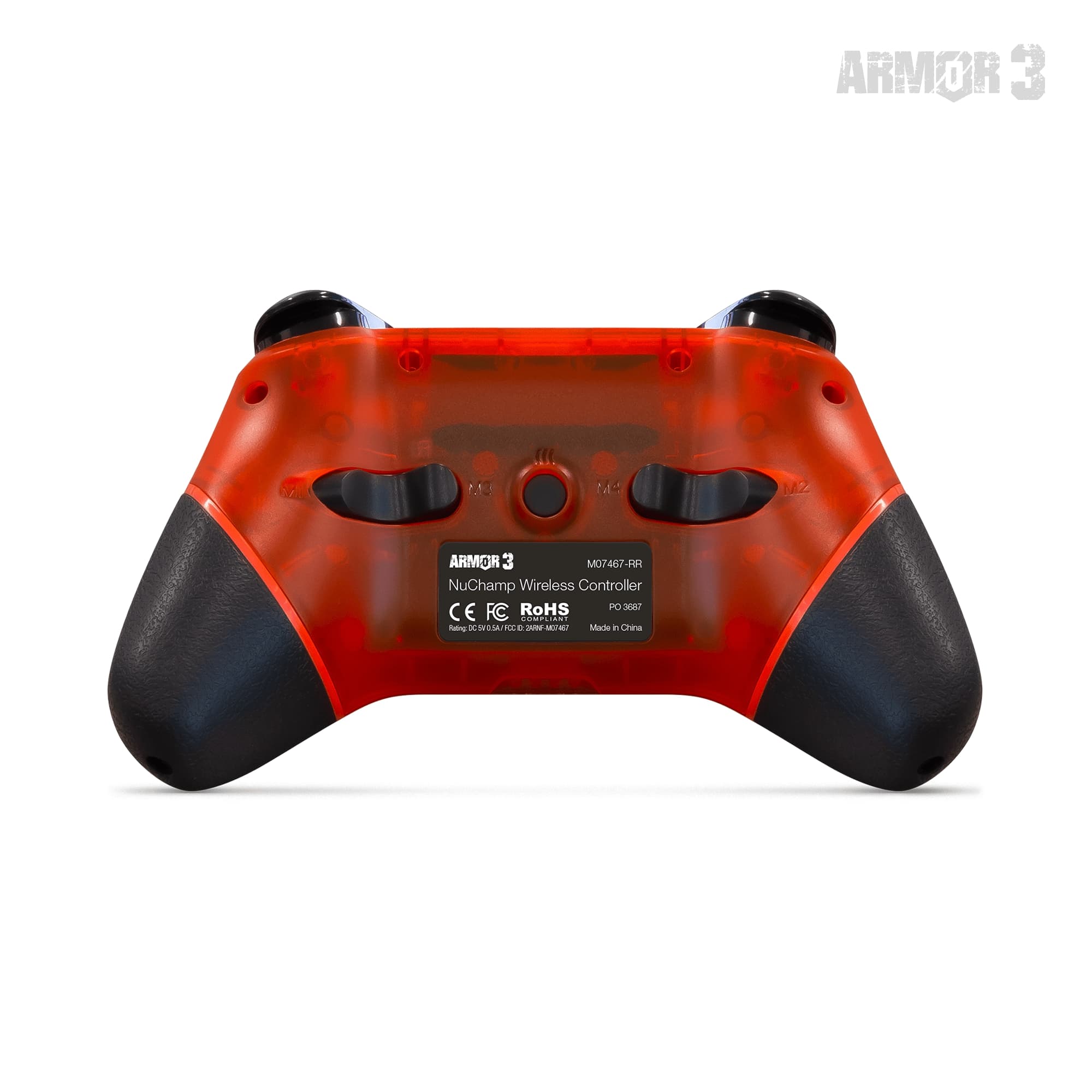 NuChamp Wireless Game Controller - Ruby Red