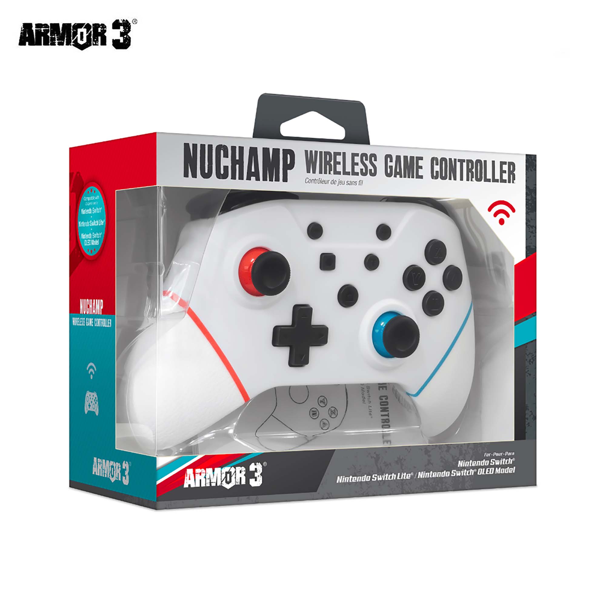 NuChamp Wireless Game Controller - White