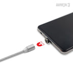 Universal Magnetic Charging Cable Set 6 Pcs - Silver