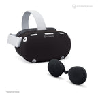 GelShell Headset Silicone Skin & Lens Cover Set - Black