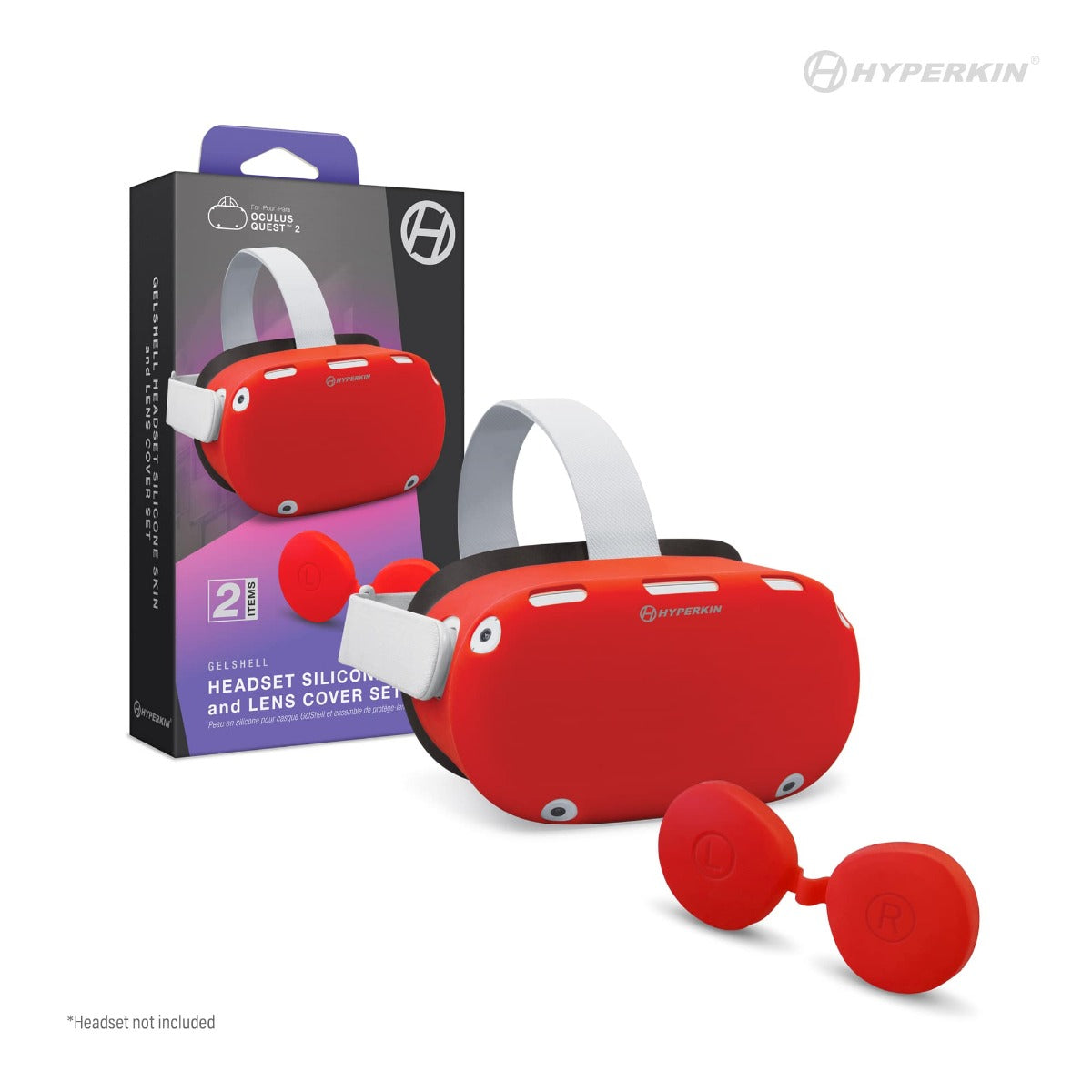 GelShell Headset Silicone Skin & Lens Co Combined