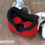 GelShell Headset Silicone Skin & Lens Cover Set - Red