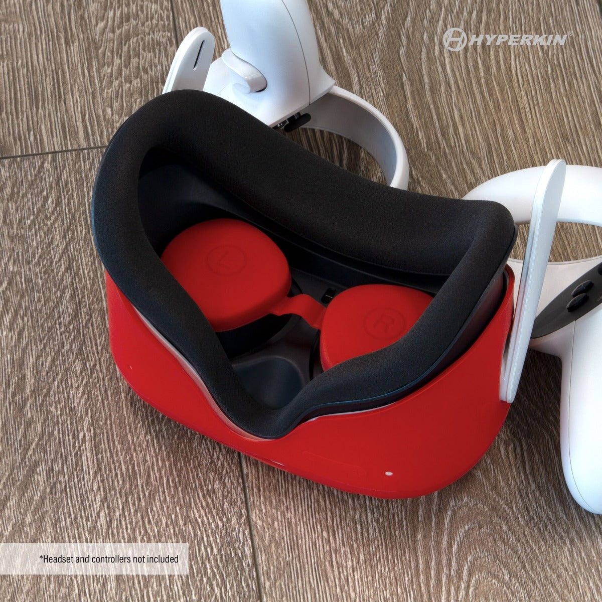 GelShell Headset Silicone Skin & Lens Cover Set - Red