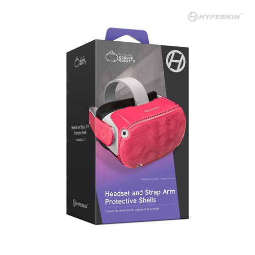 Headset and Strap Arm Protective Shells - Hot Pink