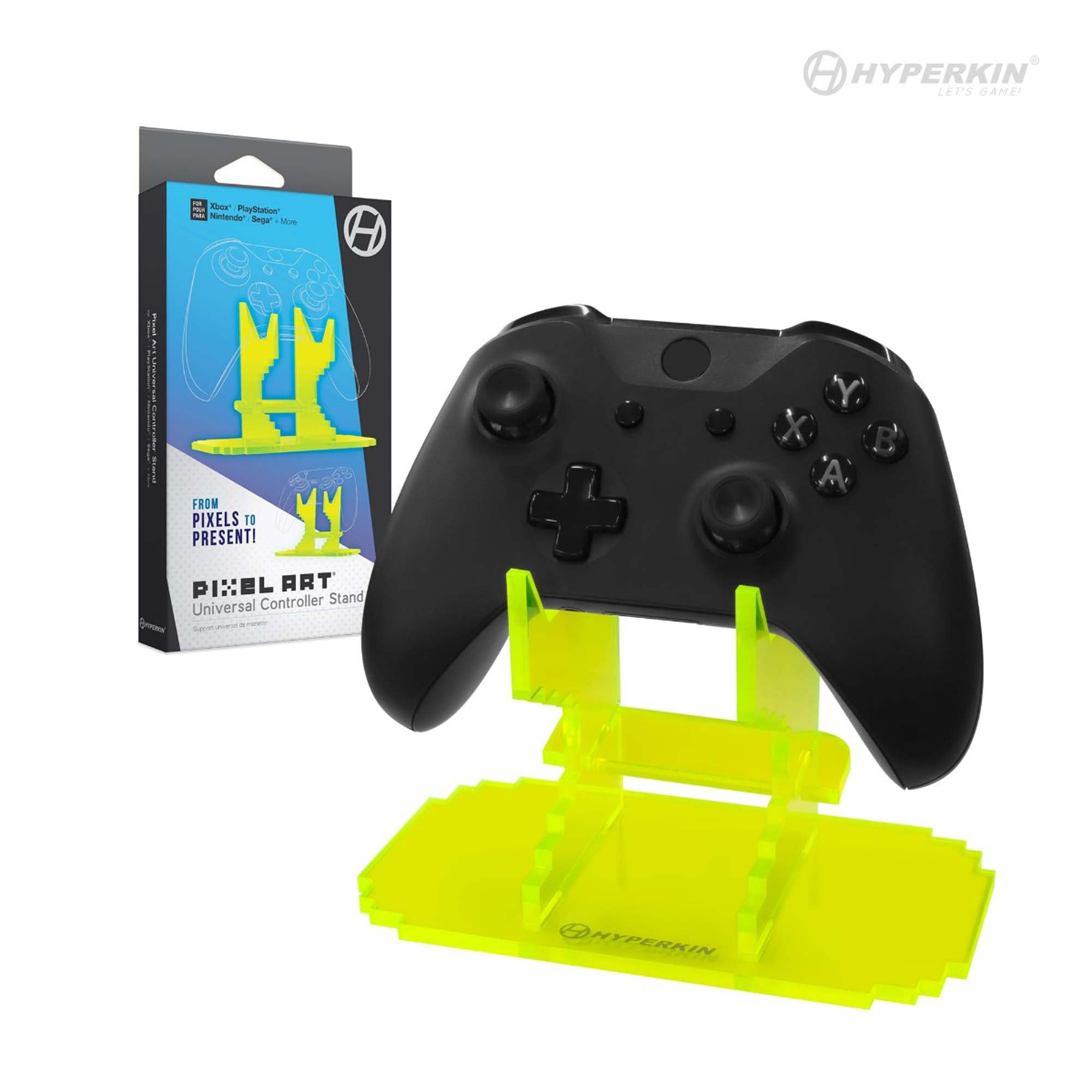 Pixel Art Universal Controller Stand - Yellow