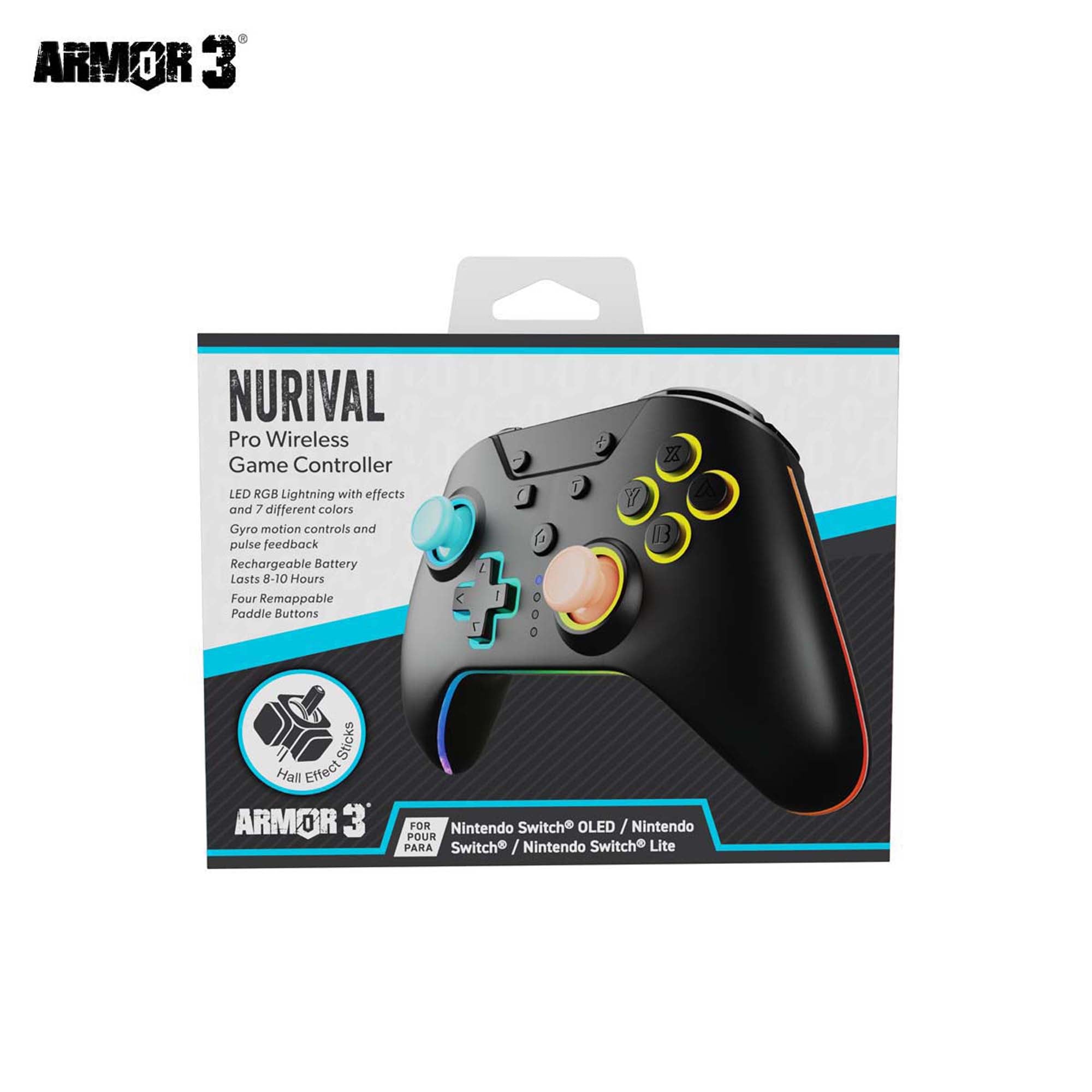 "NuRival" Pro Wireless Game Controller - Armor 3