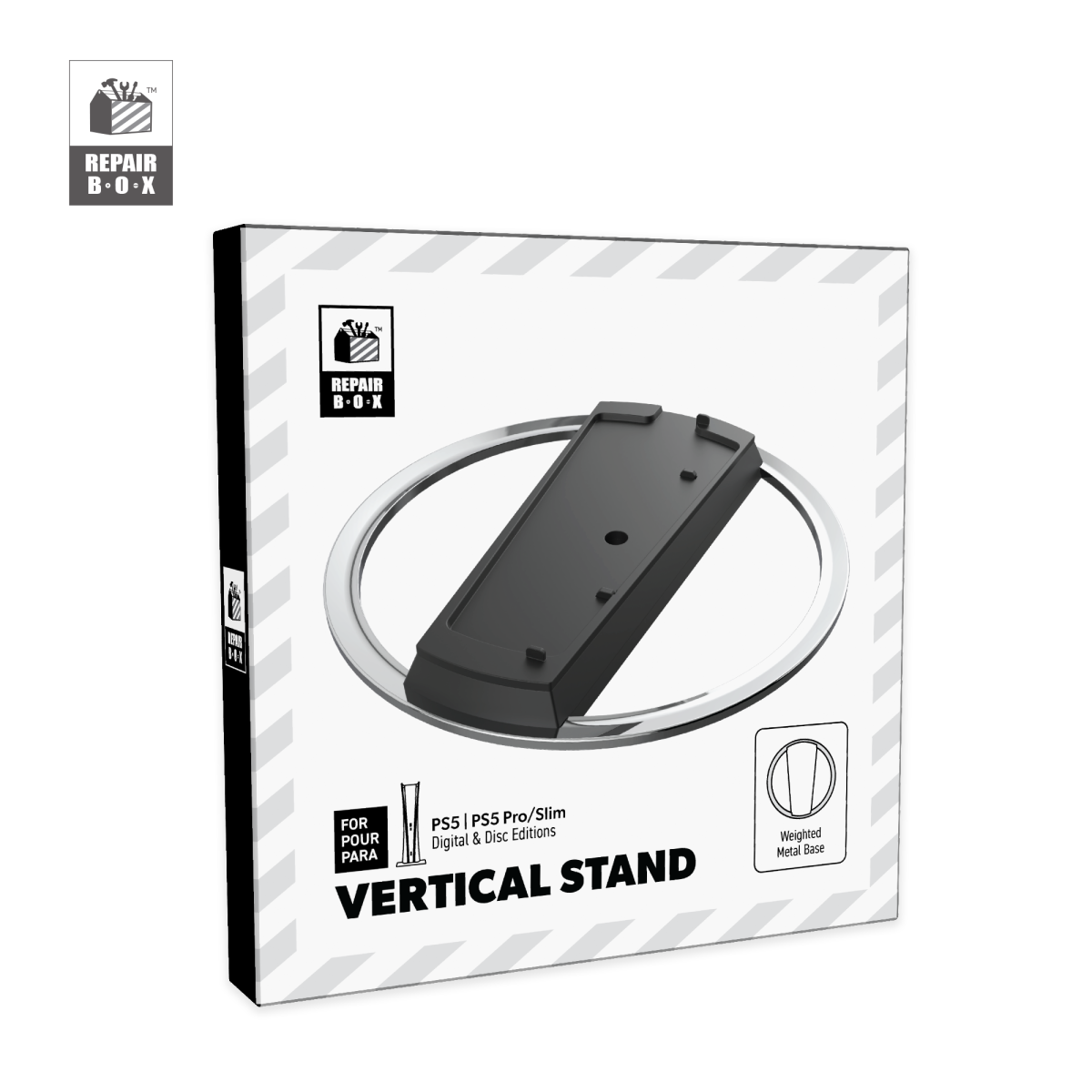 Vertical Stand for PS5 PRO / PS5 / PS5 Slim Console Disc and Digital