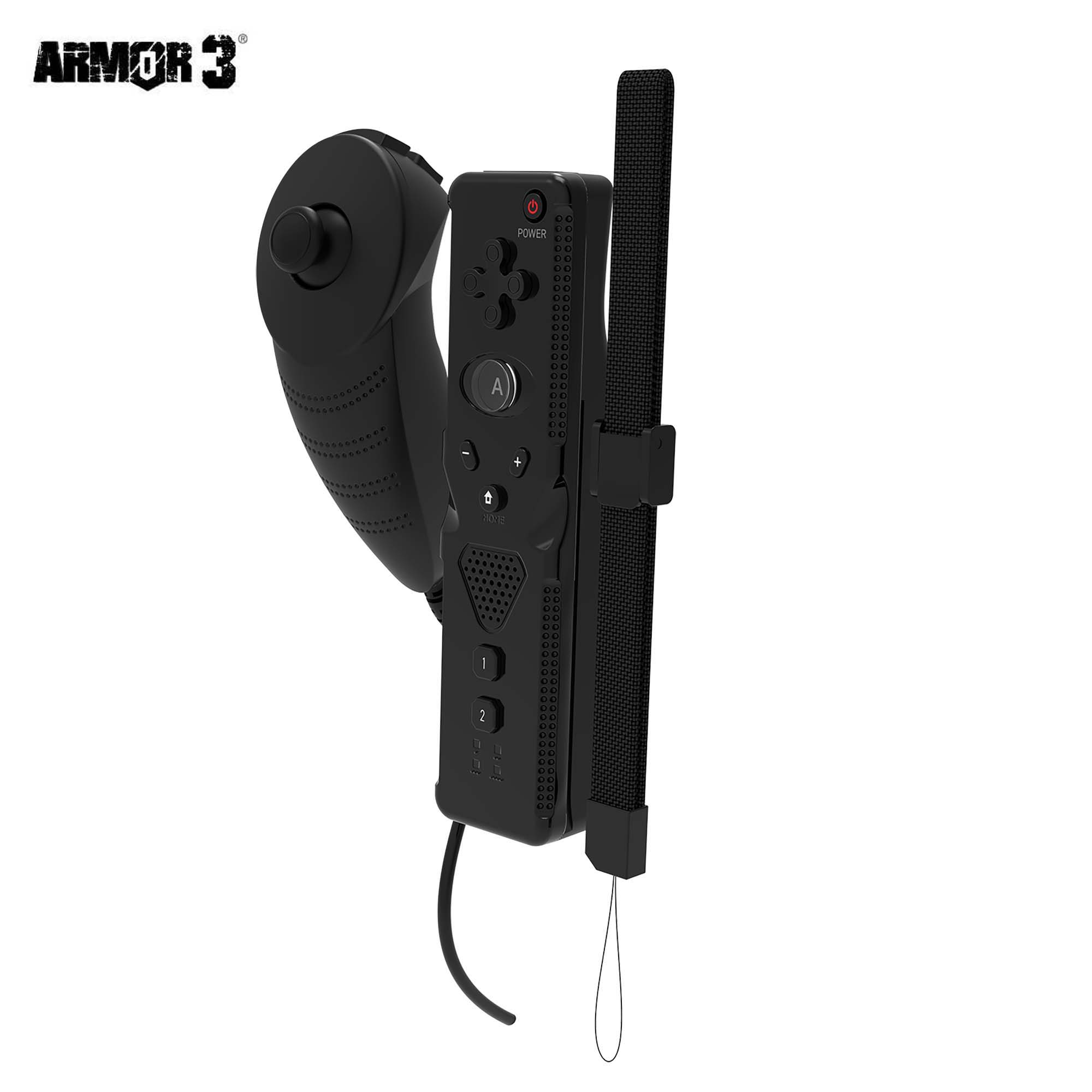Armor3 Nuwave Deluxe" Nuwave and Wavechuck Combo for Nintendo Wii® - Black