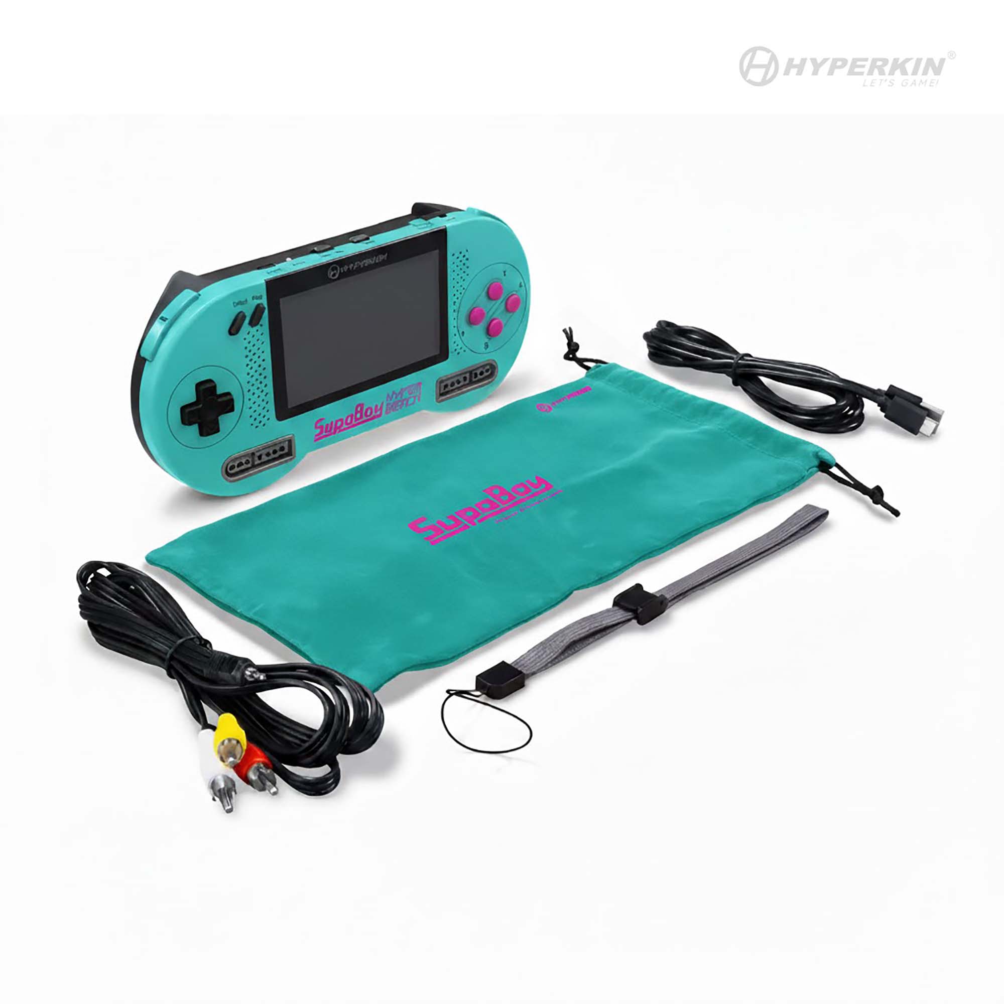 スパボーイ　SupaBoy Hyperkin SupaBoy BlackGold Portable Pocket Console for Super NES