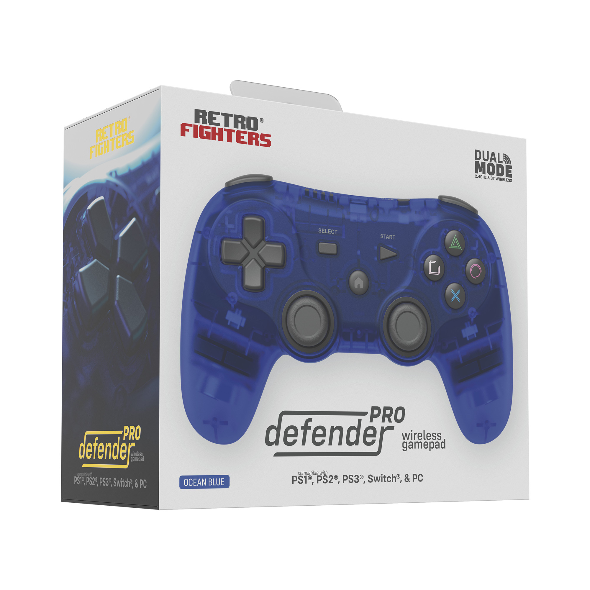 Defender Pro Series Wireless Controller - Blue