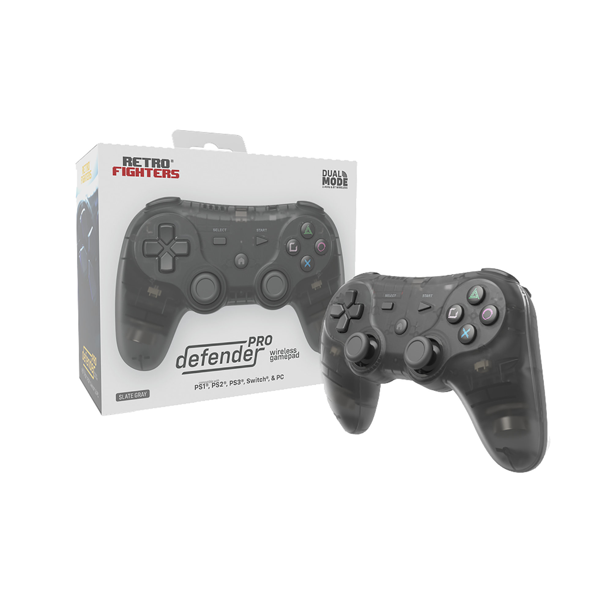 Defender Pro Series Wireless Controller - Smoke